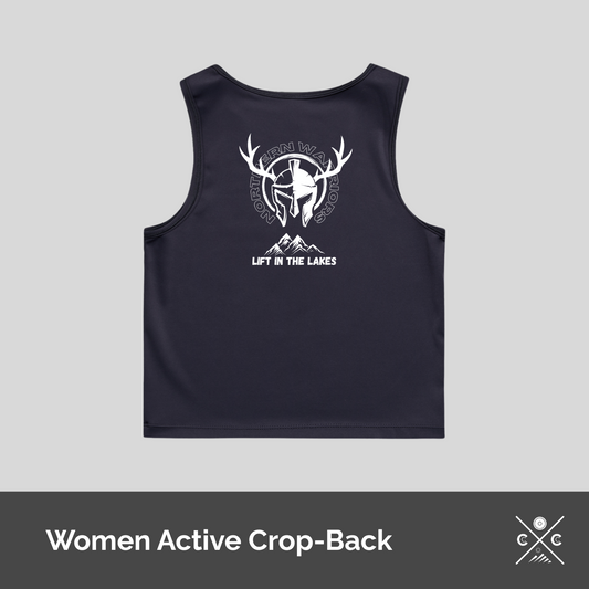 Womens Active Crop - Lift In The Lakes