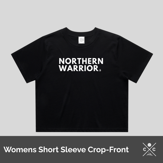 Womens Short Sleeve Crop - Lift In The Lakes