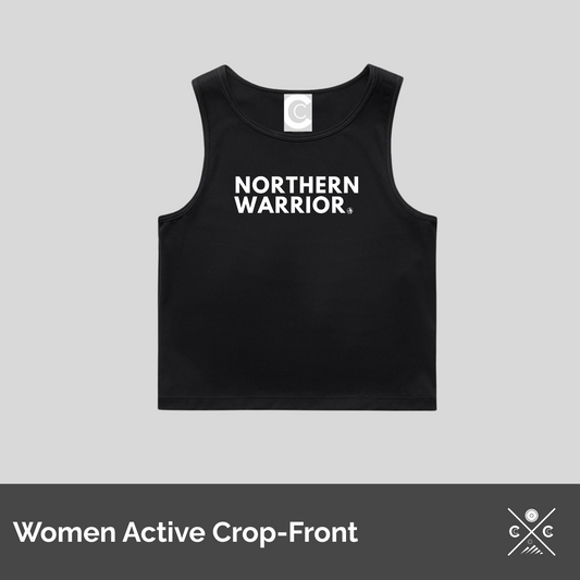 Womens Active Crop - Lift In The Lakes
