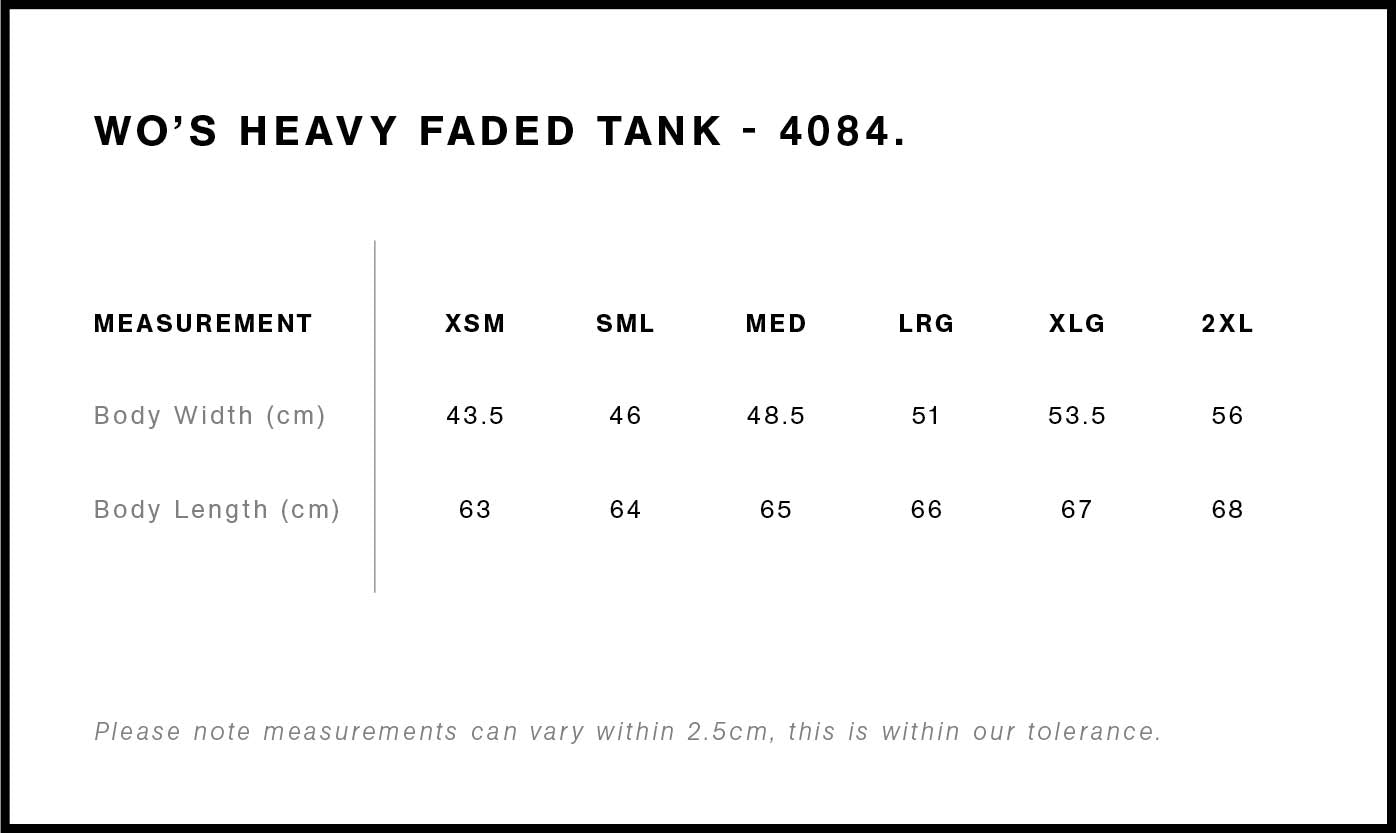 Women's Heavy Faded Tank